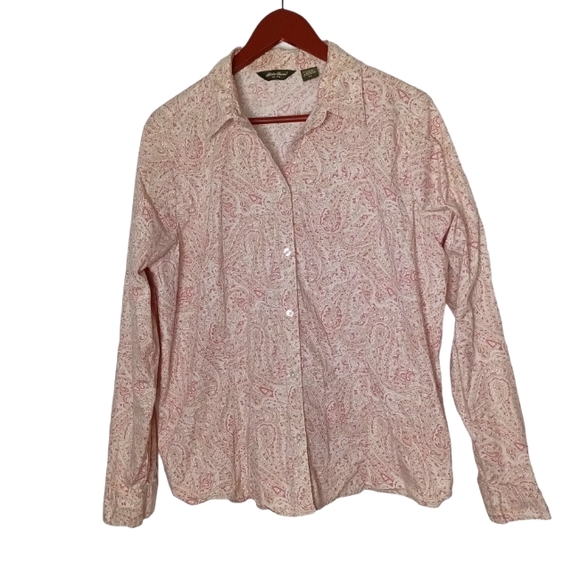 Eddie Bauer Tops - Eddie Bauer Vintage Paisley Print Blouse